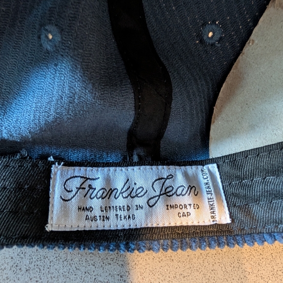 Frankie Jean Blue Corduroy Cap 'Howdy' - Picture 4 of 6
